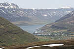 Norröna v Seyðisfjordu
