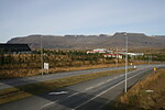 Pohled na Eskju z Mosfellsbær