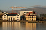 Divadlo Iðnó a centrum za Rybníkem