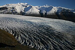 Ledovcový splaz Skaftafellsjökull