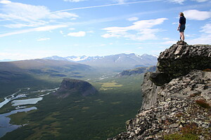 Nad údolím Rapadalen