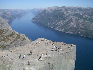 Preikestolen a Lysefjord
