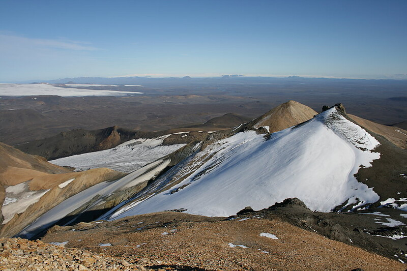 Pohled k ledovci Vatnajökull