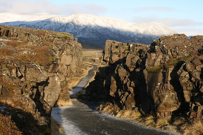 Cesta do pukliny Almannagjá
