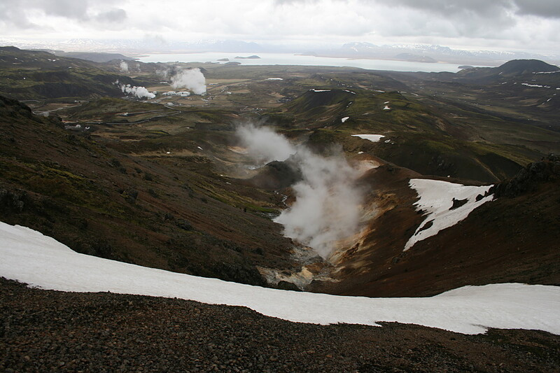 Nesjavellir a jezero Þingvallavatn