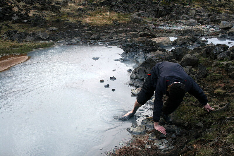 Andres testuje hloubku