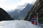 …jiná cesta z Trollfjordu nevede