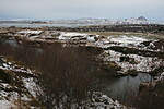 Pohled z Höfði na Mývatn