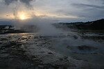 Strokkur saje vodu po explozi