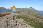 Mezi fjordy Veiðileysa a Reykjarfjörður