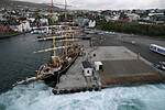 Norröna odpouvá z Tórshavnu