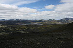 Výhled z Laki na západ (jezero Lambavatn)