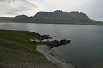 Záliv Veiðileysa a hřeben Kambur