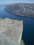 Terasa nad fjordem